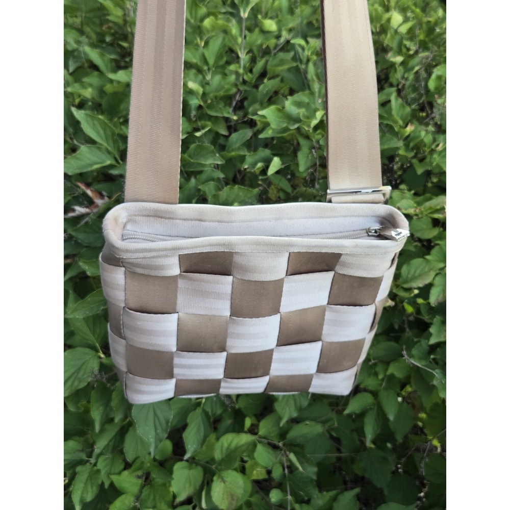 HARVEYS Seatbelt Shoulder Bag Tote Taupe Beige